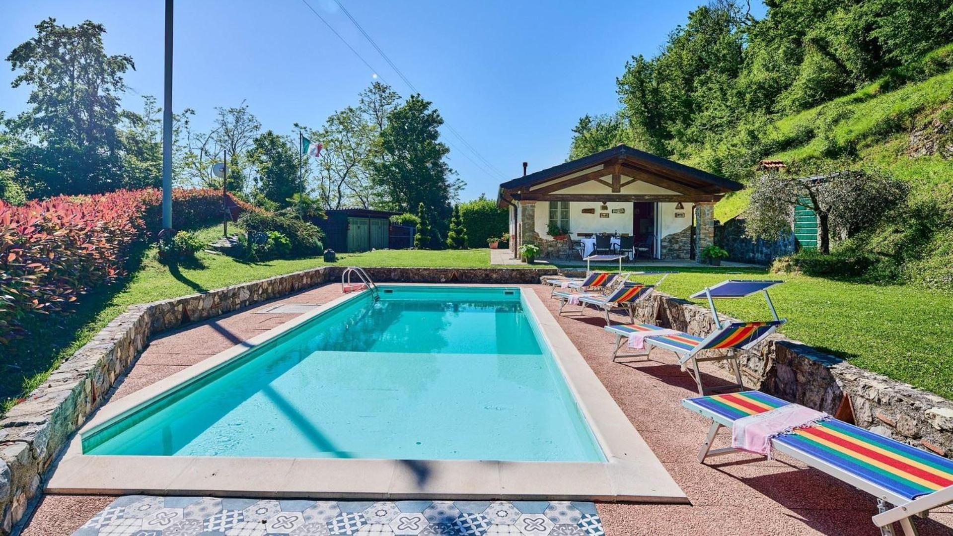 La Sella Villa Pescaglia Bagian luar foto