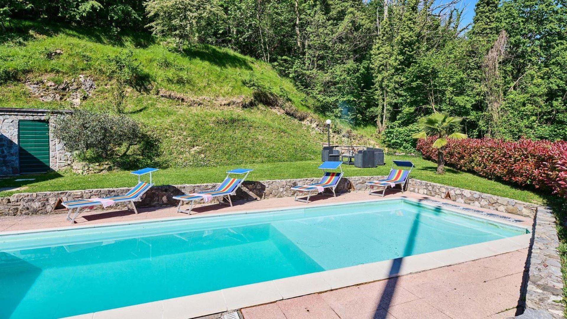 La Sella Villa Pescaglia Bagian luar foto