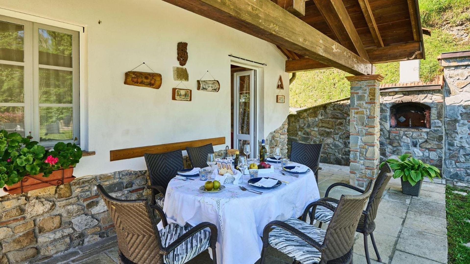 La Sella Villa Pescaglia Bagian luar foto