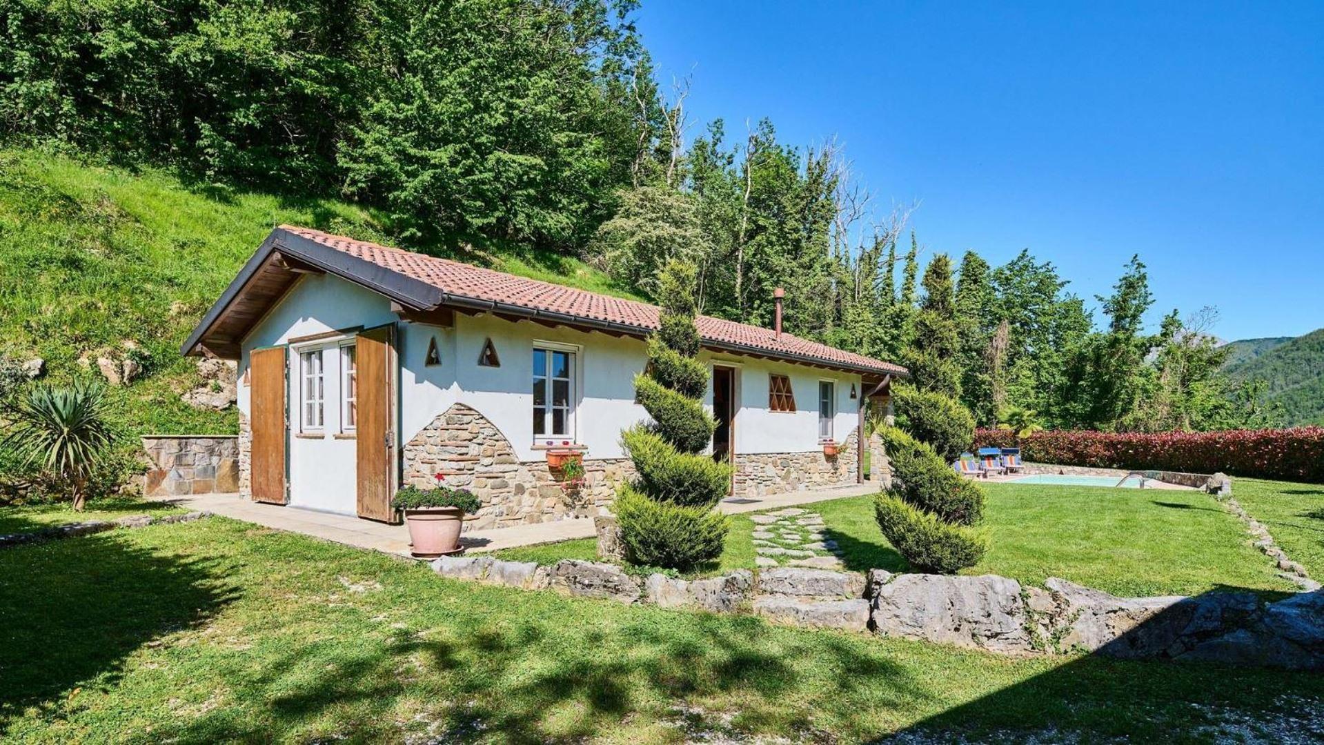 La Sella Villa Pescaglia Bagian luar foto