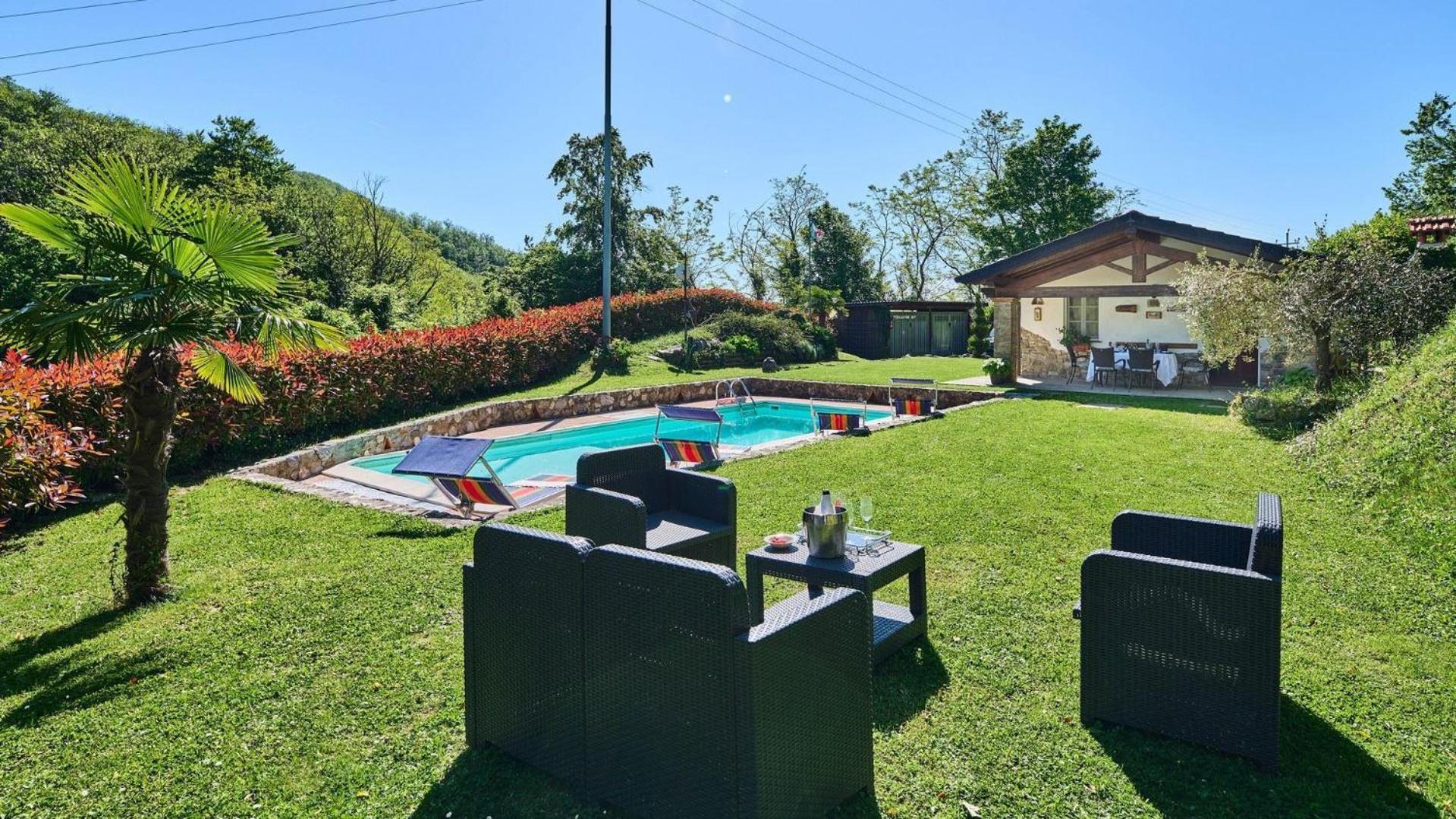 La Sella Villa Pescaglia Bagian luar foto