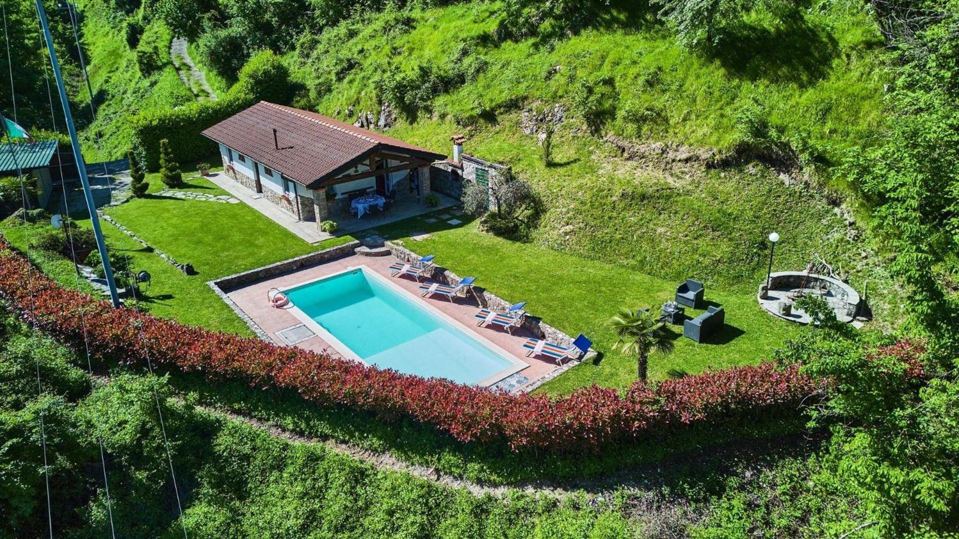 La Sella Villa Pescaglia Bagian luar foto